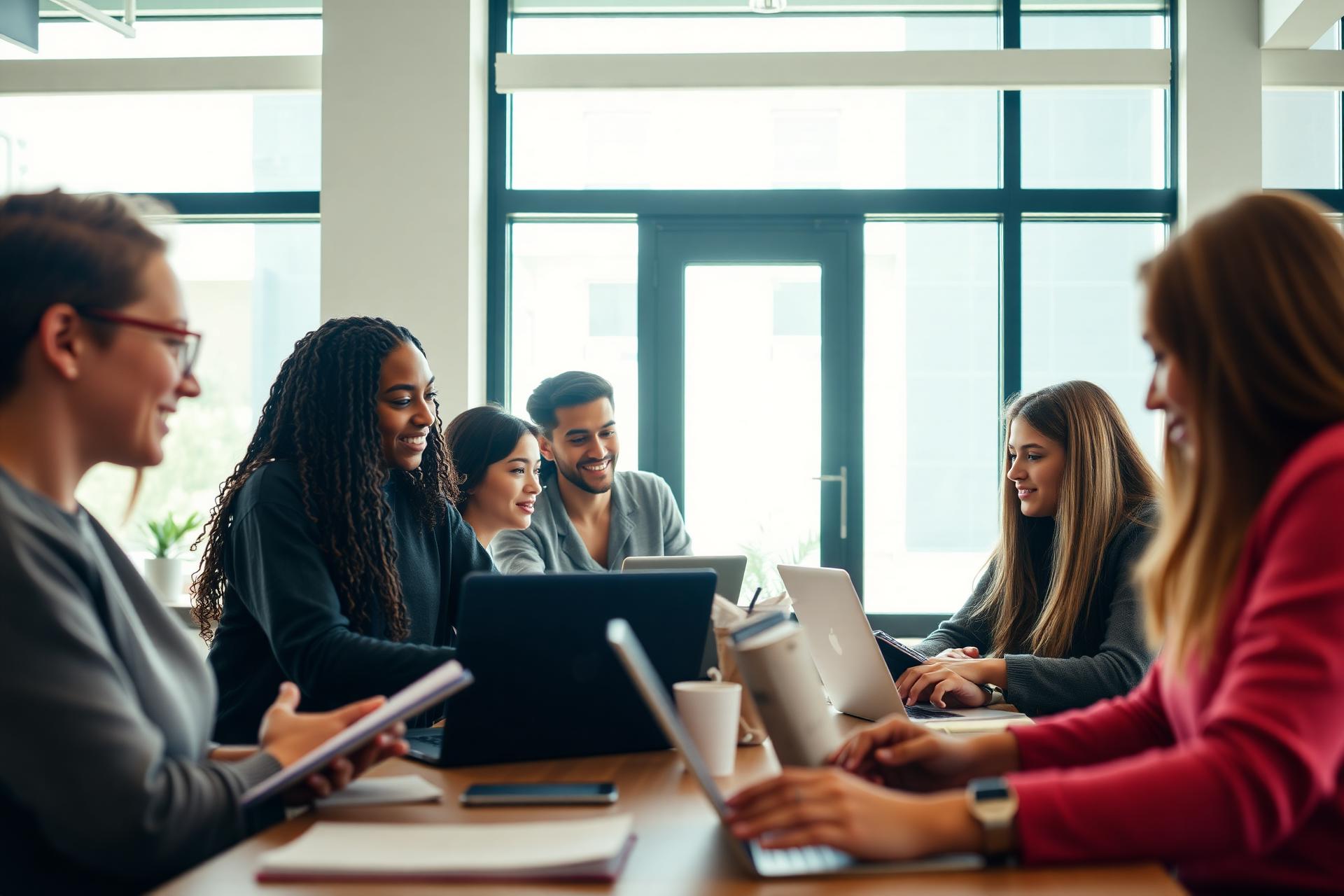 Mladí ľudia spolupracujú na workshope ENGROW
